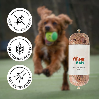 Prime Raw: no synthetics, no grains, no fillers added